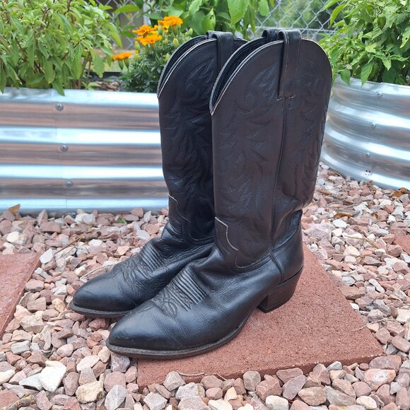 Dan Post Great Western Cowboy Boots Pointed Toe Size 9.5 EW - Picture 6 of 10